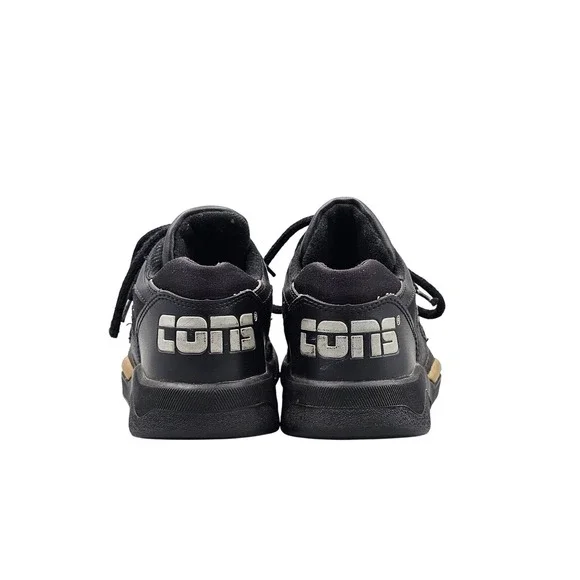 Vintage RARE 90s Men's Size 7 US Women's 8.5 Wide Converse Cons Sonar Black READ - Picture 4 of 8